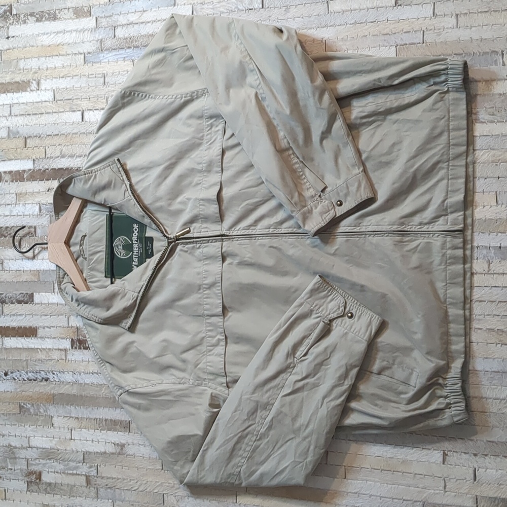 Weatherproof‎ Full-Zip Bomber Khaki Jacket